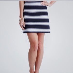 Vineyard Vines Splash Stripe Skirt in Blue Blazer